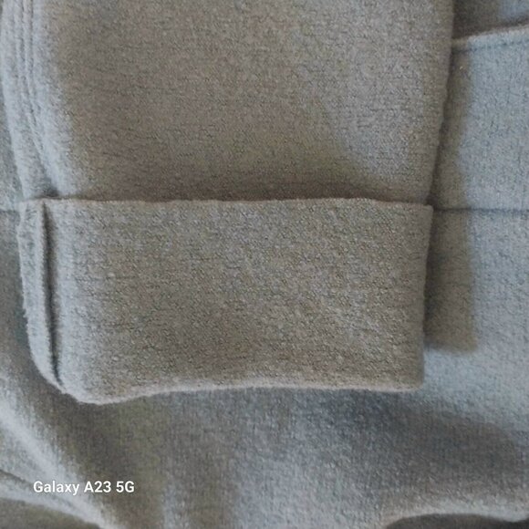 Talbots Petites Womens Blue Wool Blend Coat P With Italian Fabric Outside  Cold - Picture 6 of 8